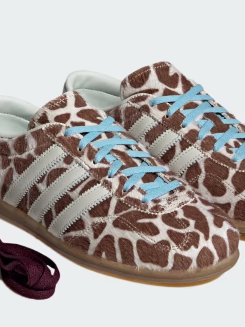 Adidas Gazelle Lo Pro Pony Hair Sneakers Size 7.5 Beige Retro Low Profile NEW